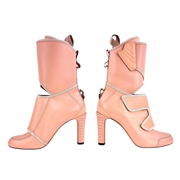 Fendi Vitello Promenade Heeled Boots - Picture 5 of 10